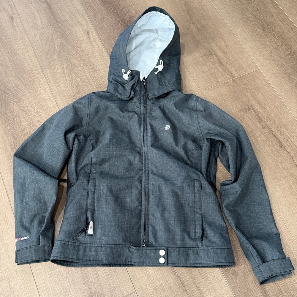 Special Blend 15K Nova Collection Ski Jacket Women Small Gray‎ Hood Waterproof